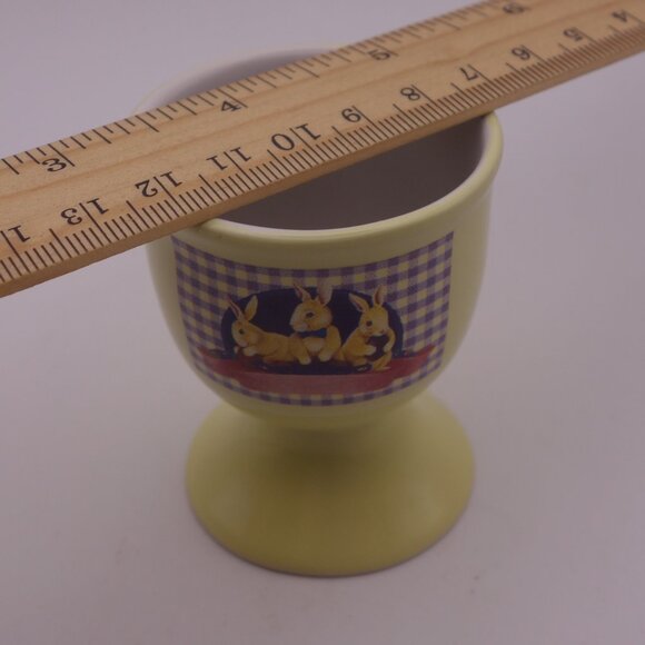 Laura Secord Bunny Ceramic Egg Holder - Picture 10 of 13